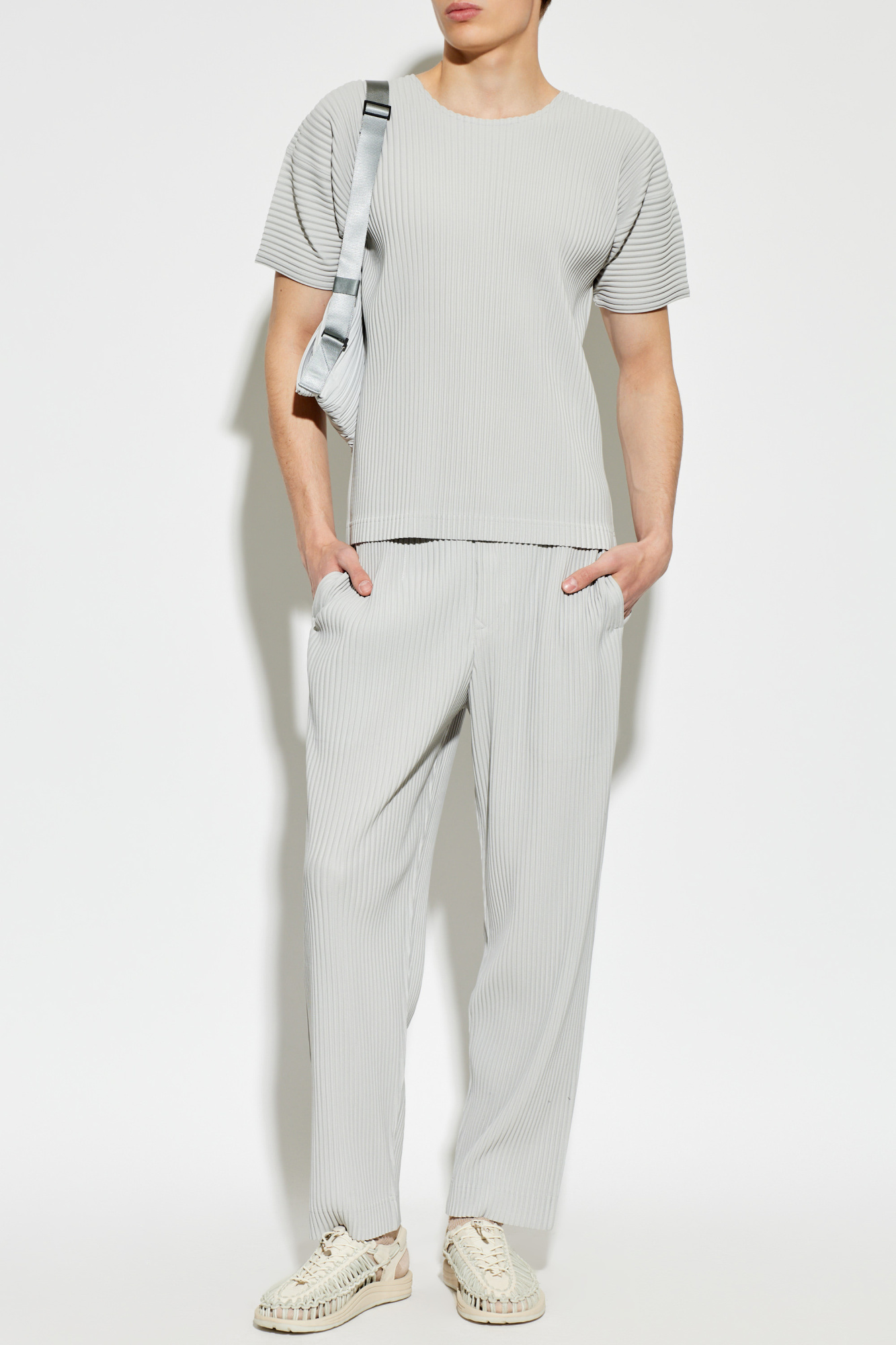 Grey Pleated t-shirt Homme Plissé Issey Miyake - Vitkac AS